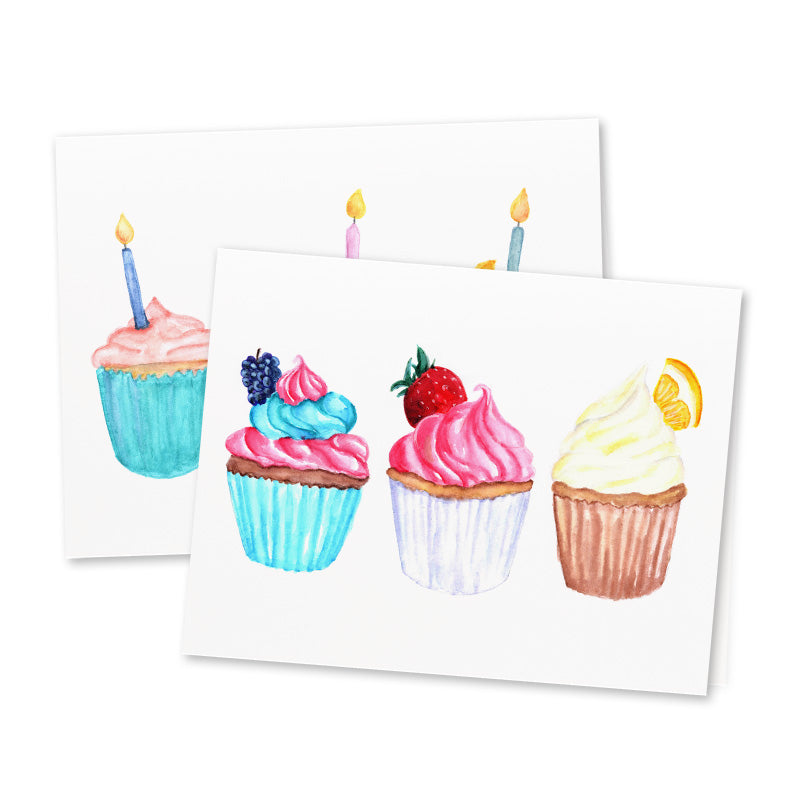 Assorted Cupcake Birthday Cards