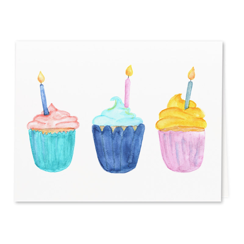 Assorted Cupcake Birthday Cards