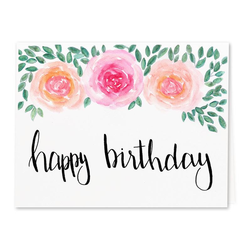 Assorted Flower Birthday Cards