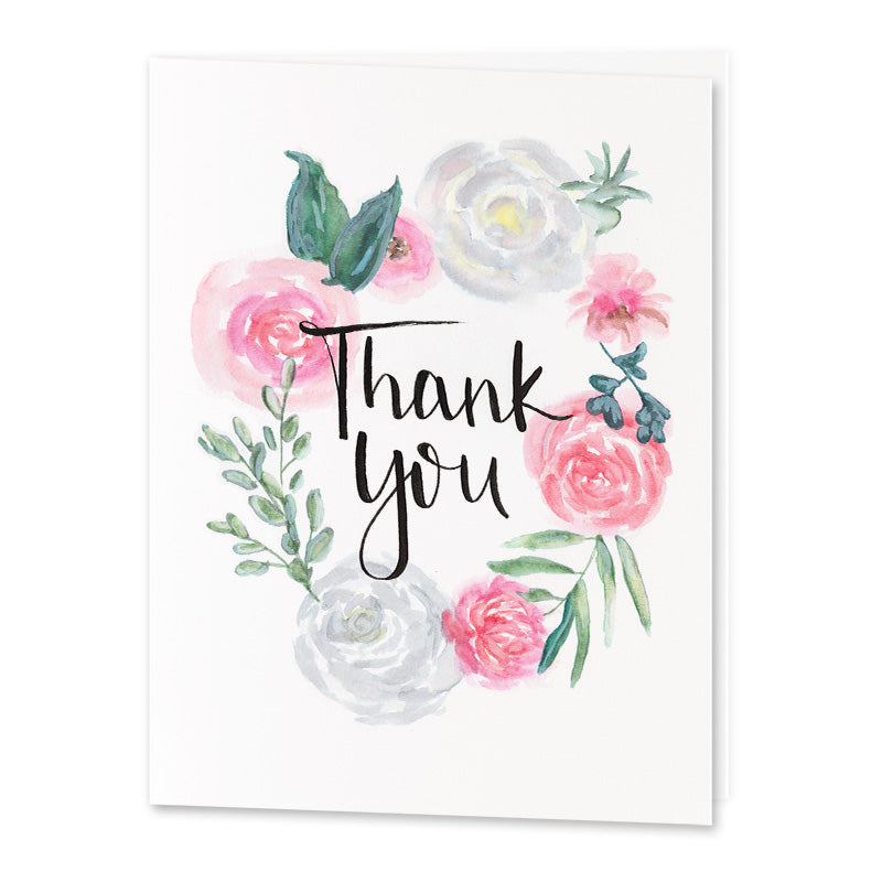 Assorted Flower Thank You Cards