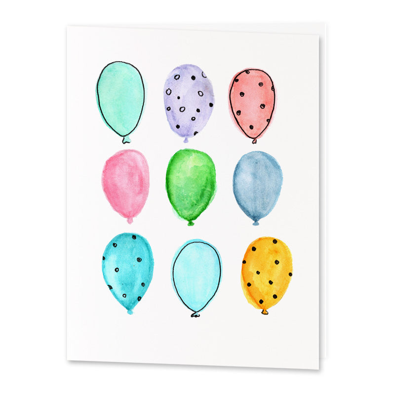 Assorted Balloon Birthday Cards