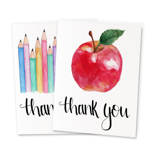 Assorted Teacher Thank You Cards